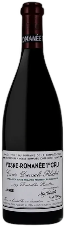 photo du vin Vosne-Romanée Premier Cru Cuvée Duvault-Blochet