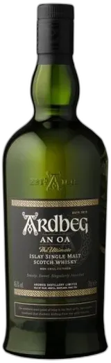 photo Scotch Whisky Tourbé Ardbeg an oa Single Malt