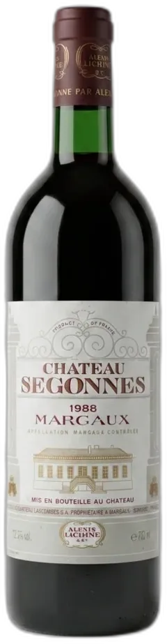 photo du vin Château Segonnes Margaux Vin Rouge