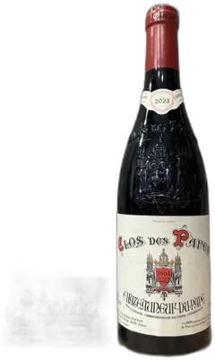 vue du vin Châteauneuf du Pape Rouge Clos des Papes Domaine Paul Avril