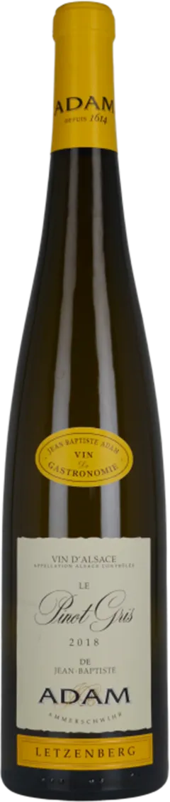 photo du vin Jean-Baptiste Adam Alsace Pinot Gris Letzenberg 2018