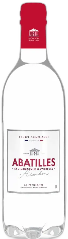 vue du vin Eau Petillante des Abatilles Plastique