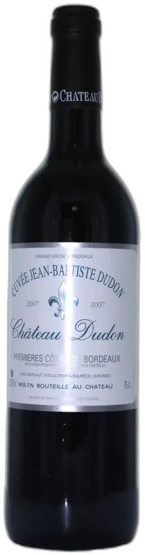 photo du vin Cuvee Jean Baptiste Dudon