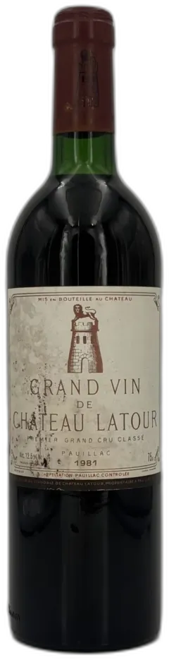 photo du vin Château Latour 1er Grand Cru Classé