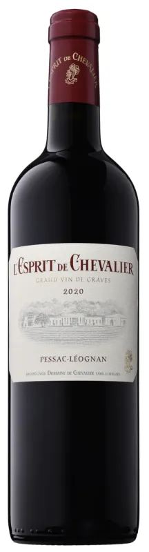 illustration du vin l’Esprit de Chevalier Rouge 2020