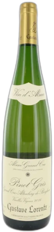 photos du vin Alsace Grand Cru Altenberg de Bergheim Pinot Gris Vieilles Vignes Blanc Gustave Lorentz