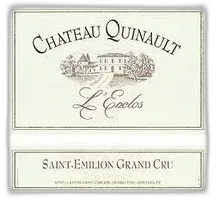 vue du vin Château Quinault l’Enclos Saint Emilion Grand Cru