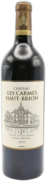 vue du vin Château les Carmes Haut Brion