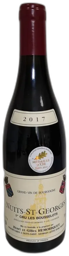 photo du vin Domaine Remoriquet Nuits-Saint-Georges 1er Cru les Bousselots Rouge