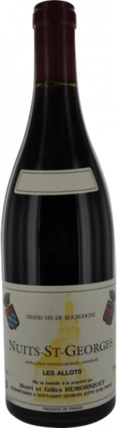 photo du vin Domaine Remoriquet Nuits-Saint-Georges les Allots Rouge