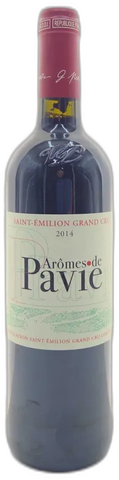 vue du vin Les Aromes de Pavie