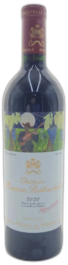 vue du vin Collection Château Mouton Rothschild 1er Cru Classé