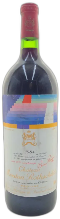 vue du vin Collection Château Mouton Rothschild 1er Cru Classé