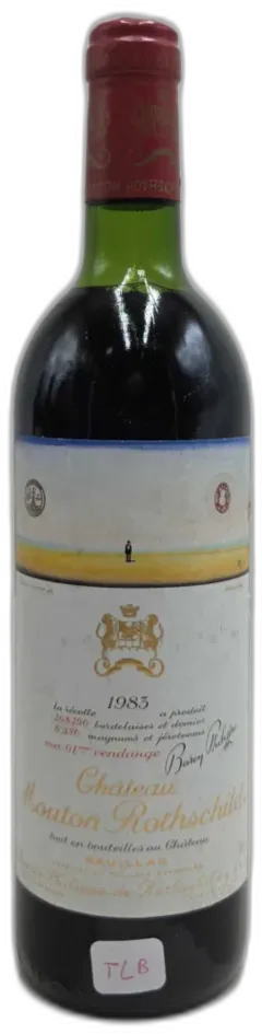 vue du vin Collection Château Mouton Rothschild 1er Cru Classé