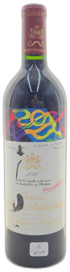 vue du vin Collection Château Mouton Rothschild 1er Cru Classé