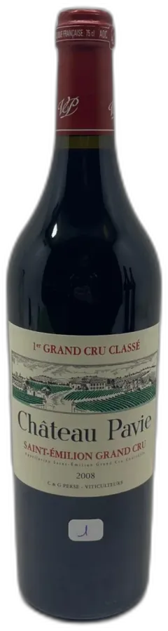 vue du vin Chateau Pavie