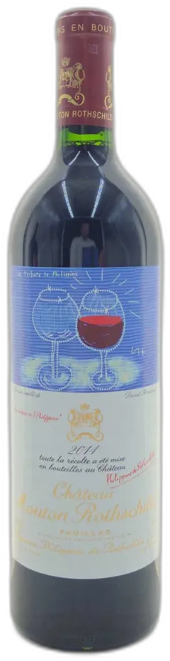 vue du vin Collection Château Mouton Rothschild 1er Cru Classé