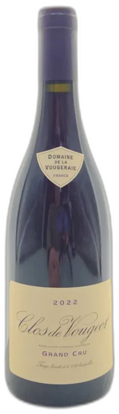 capture du vin Domaine de la Vougeraie Clos de Vougeot Grand Cru, Côte de Nuits
