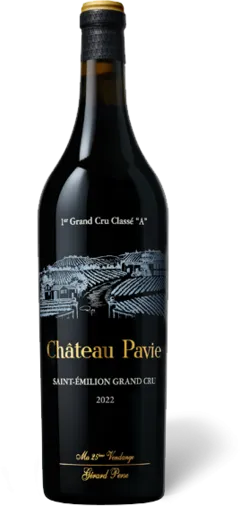 vue du vin Chateau Pavie