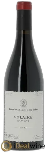 vue du vin Pinot Noir "Solaire