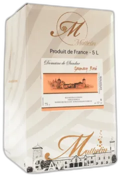 photo du vin Bib 5 Litres Beaujolais Rosé Domaine de Sandar