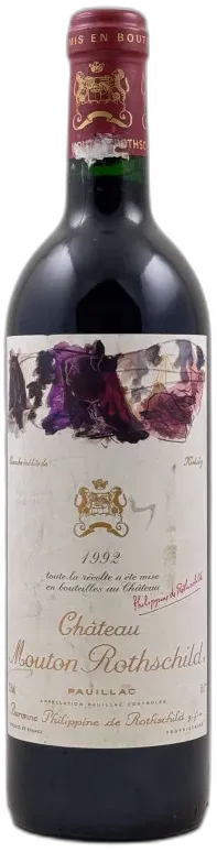 vue du vin Collection Château Mouton Rothschild 1er Cru Classé