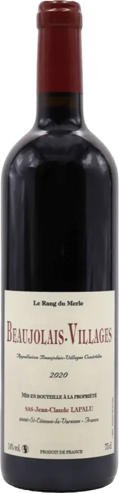 image du vin Jean-Claude Lapalu Beaujolais Villages le Rang du Merle