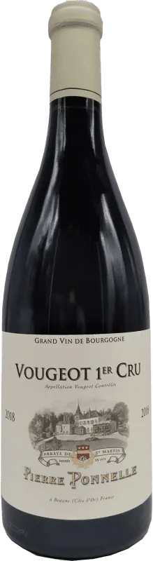 vue du vin Vougeot 1er Cru les Petits