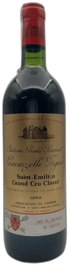 image du vin Château Grand Barrail Lamarzelle Figeac Saint-Emilion Grand Cru Classé