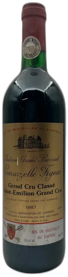 illustration du vin Grand Barrail