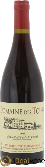 photo du vin Domaine des Tours
