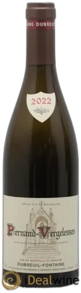 vue du vin Dubreuil Fontaine Pernand Vergelesses Blanc