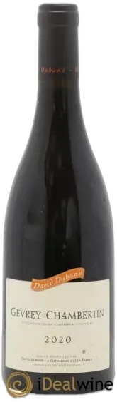 photo du vin David Duband Gevrey Chambertin