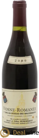 vue du vin Magnum Vosne-Romanée Premier Cru Aux Dessus des Malconsorts