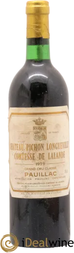 photo du vin Château Pichon Longueville Comtesse de Lalande