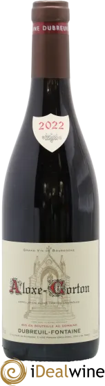 image du vin Dubreuil-Fontaine Aloxe Corton 1994