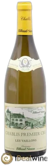 image du vin Chablis Premier Cru les Vaillons Par Billaud Simon
