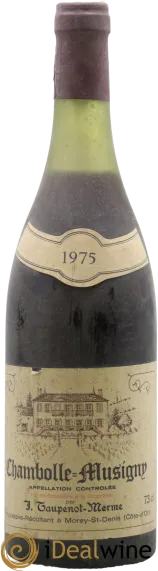 capture du vin Domaine Taupenot-Merme Chambolle-Musigny