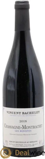image du vin Vincent Bachelet Chassagne-Montrachet les Benoites