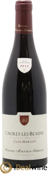photo du vin Maratray-Dubreuil Chorey-les-Beaune "les Bons Ores"
