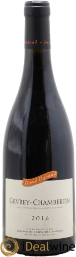 photo du vin David Duband Gevrey Chambertin