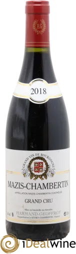illustration du vin Harmand Geoffroy Mazis Chambertin Grand Cru