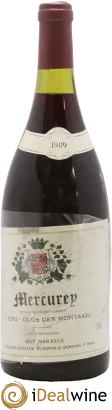 photo du vin Clos des Montaigu Guy Narjoux