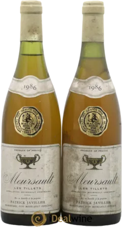 photo du vin Domaine Patrick Javillier Meursault les Tillets