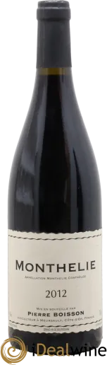 image du vin Domaine Pierre Boisson Monthélie