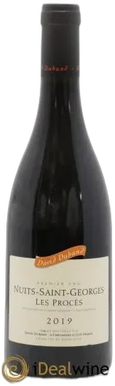 image du vin Nuits-Saint-Georges 1er Cru les Procès David Duband