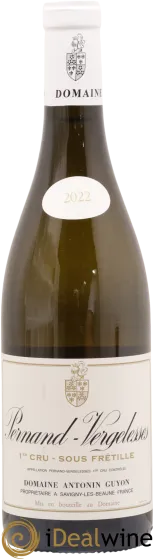 photo du vin Antonin Guyon Pernand-Vergelesses 1er Cru Sous Frétille