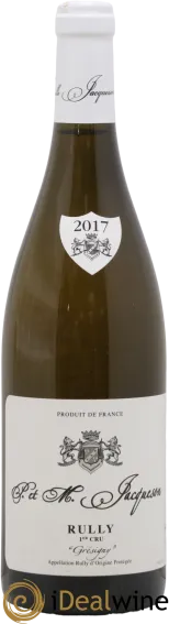image du vin p & m Jacqueson Rully 1er Cru "Gresigny" Magnum