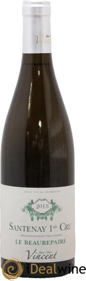 vue du vin Santenay Aoc 1er Cru le Beaurepaire Jean-Marc Vincent