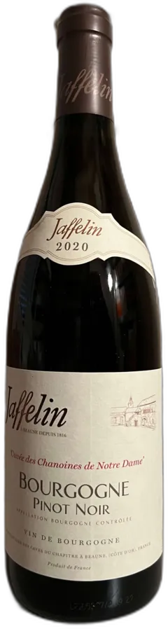 aperçu du vin Bourgogne Aoc Pinot Noir les Chapitres Jaffelin